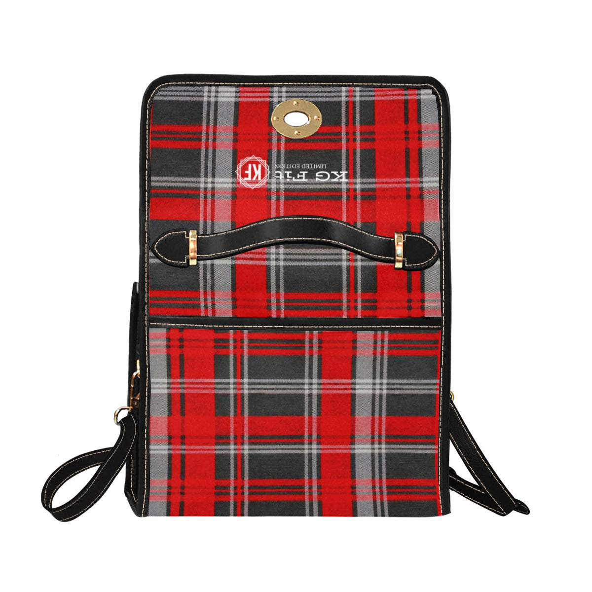 kg Plaid purse