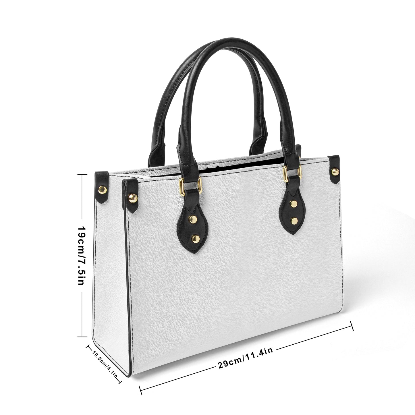 KG Fit, Earth Collection PU Tote Bag with Black Handle and Zip Pocket
