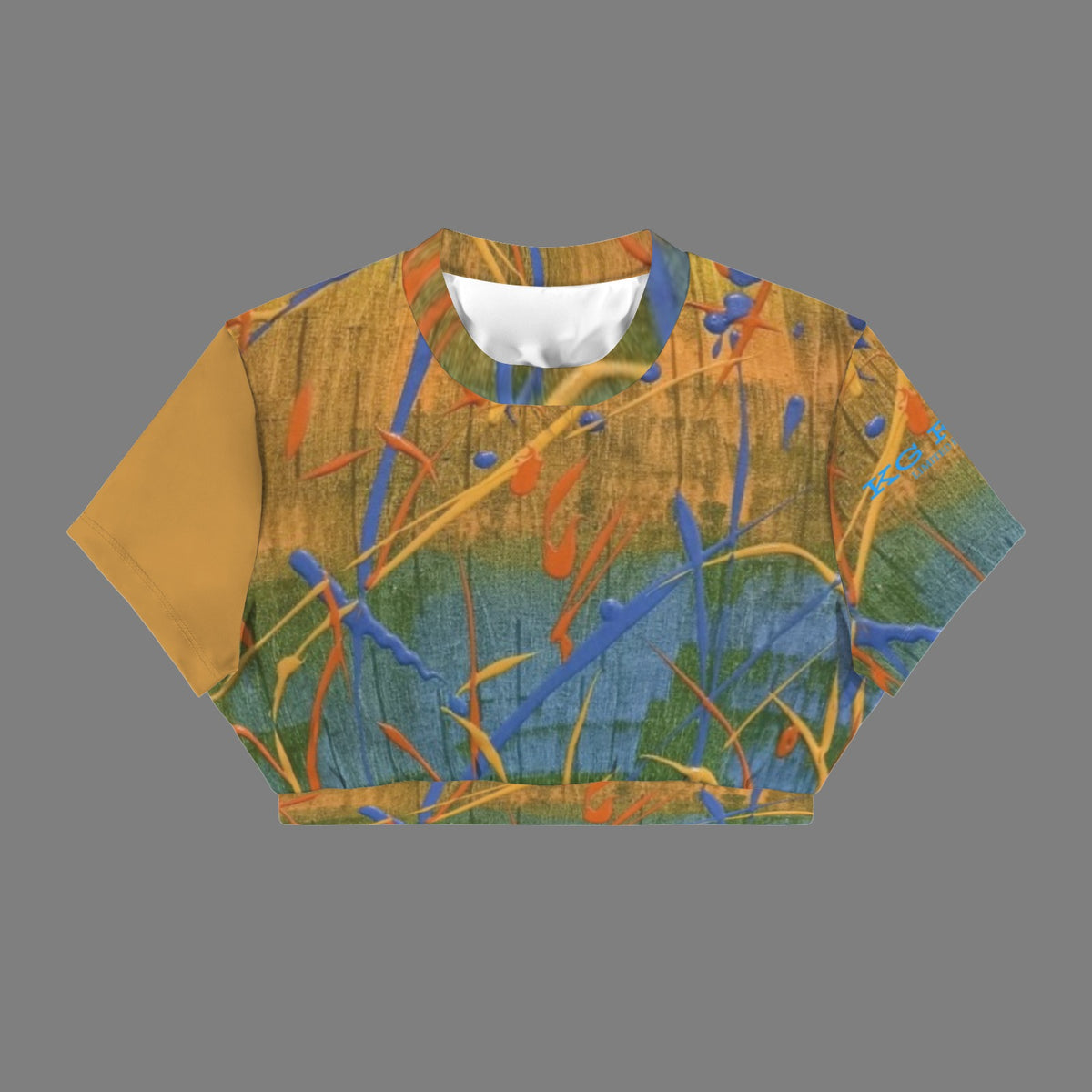 The Field Women's Cropped Open-Back Sport Top