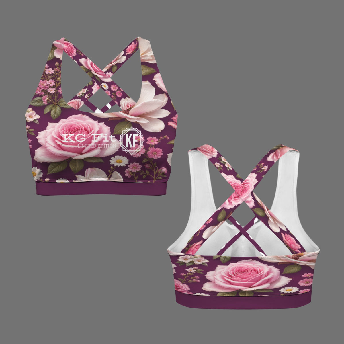 purplepink1 sports bra