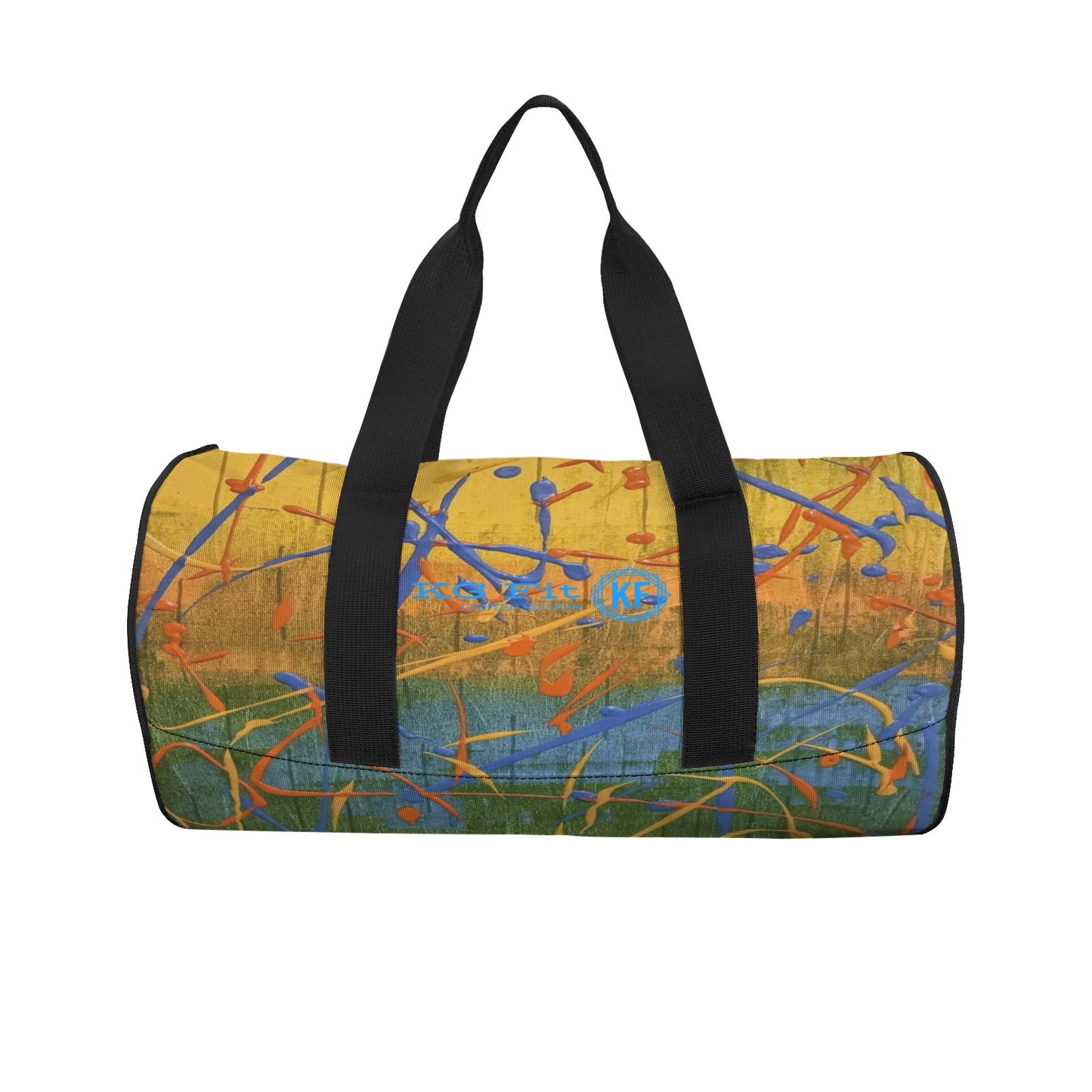 gold.blue.purple.bag