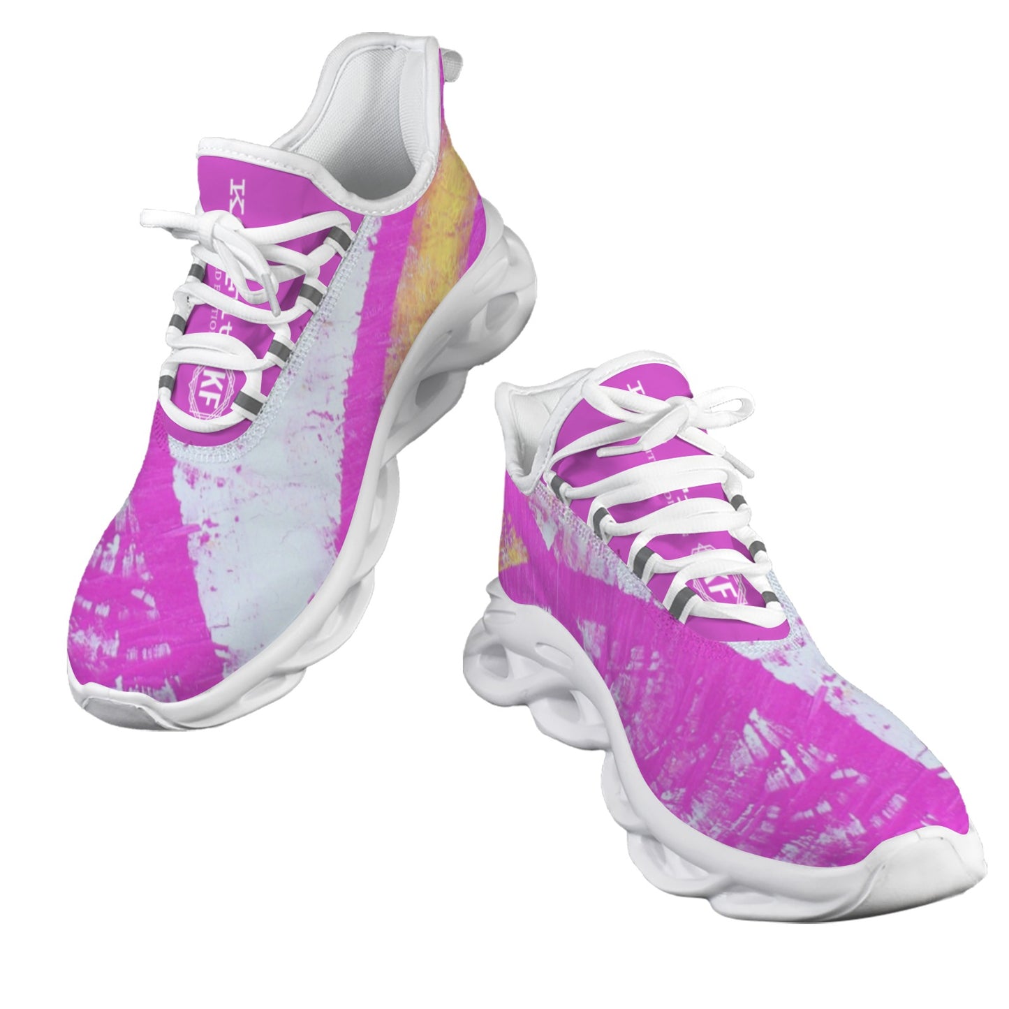 pink.white.yellow.tennisshoe