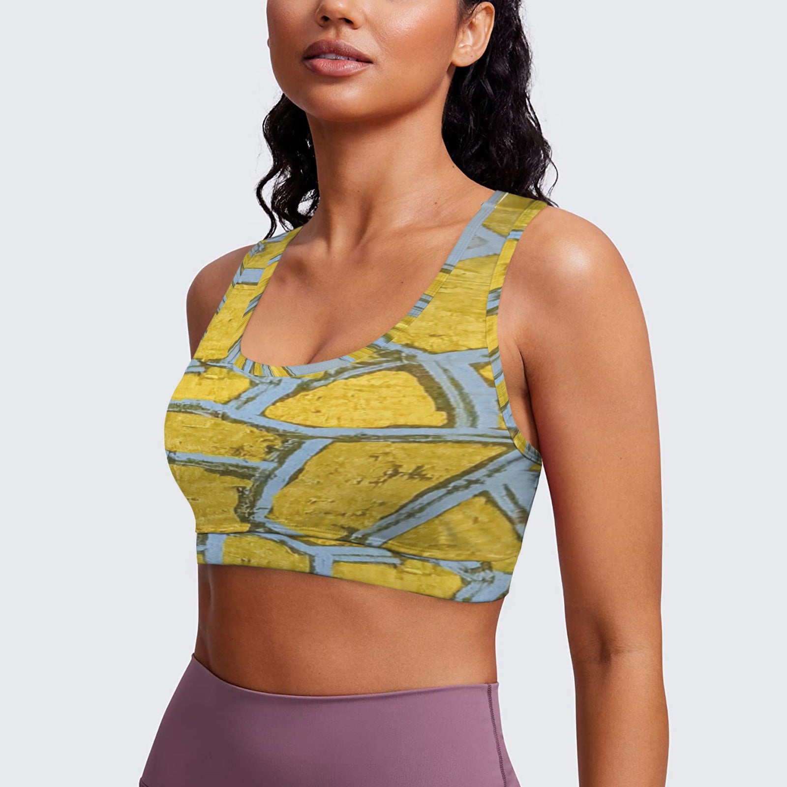 Earth Racer back Sports Bra