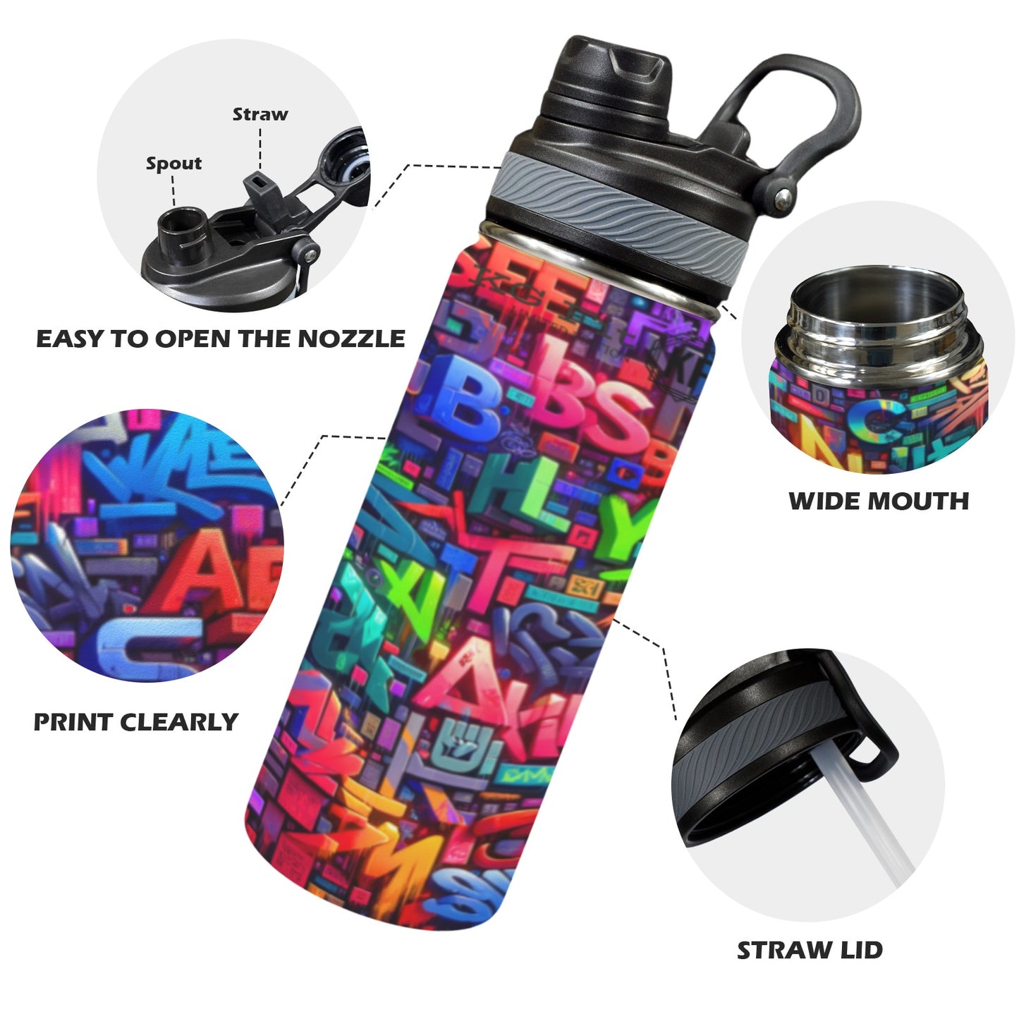 Graffiti 18 oz Tumbler