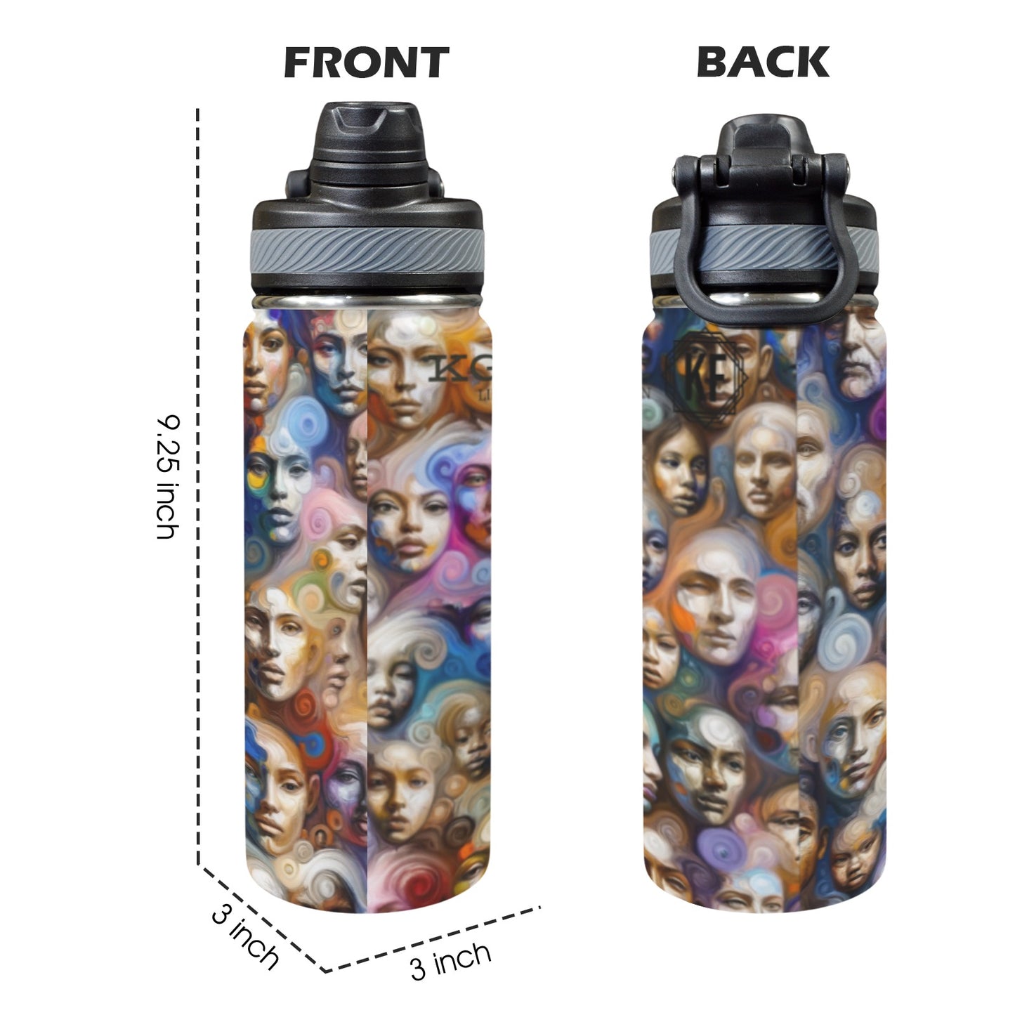 Faces Water Tumbler